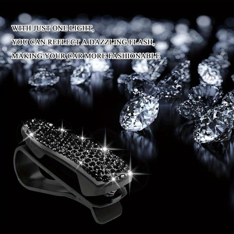 2 dona Avtomobil quyosh nuri ko‘zoynka tutgich klipi magnit charm bilan avtomobil aksessuarlari