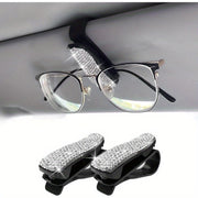 2 dona Avtomobil quyosh nuri ko‘zoynka tutgich klipi magnit charm bilan avtomobil aksessuarlari