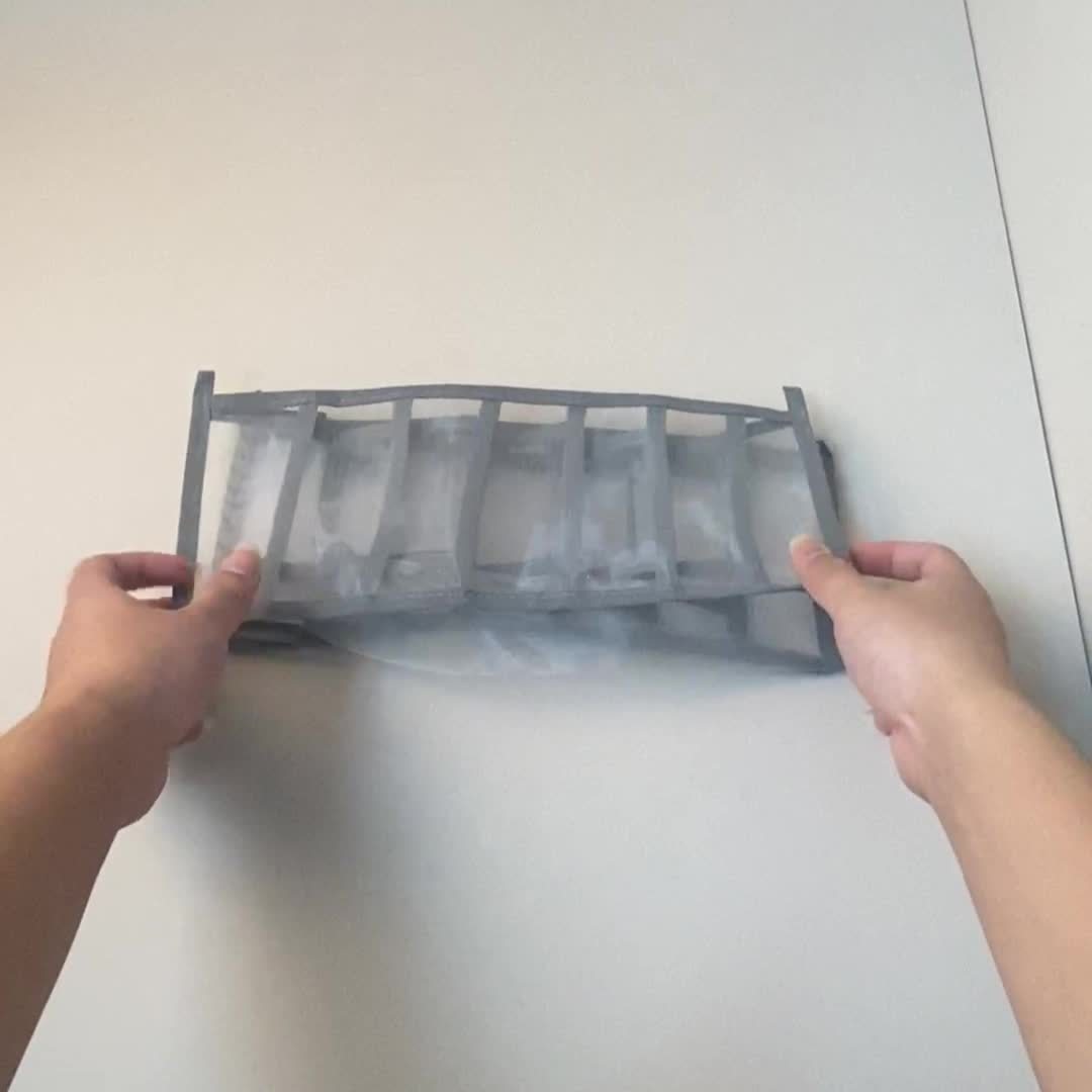 3Pcs Enclosed Car Underwear Storage Organizer Sock Drawer Wardrobe Compartments