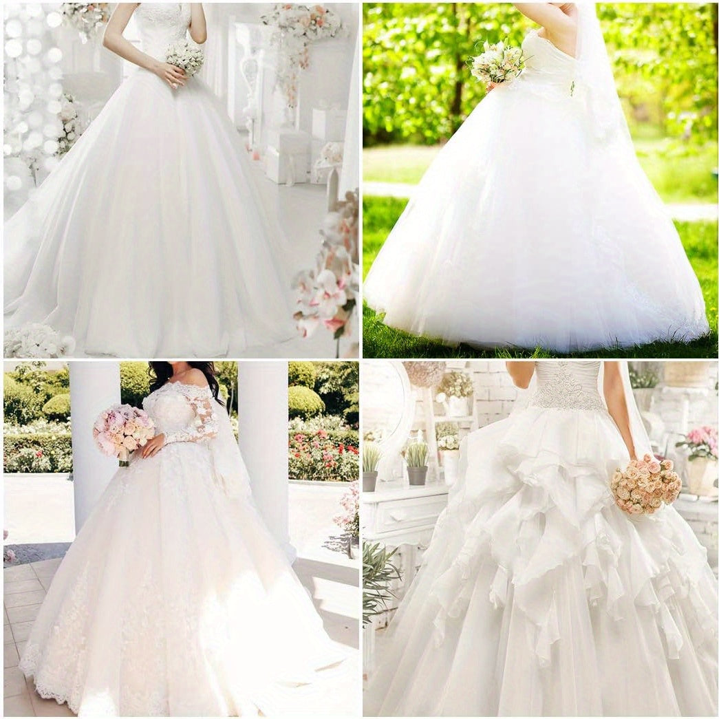 Ayollar uchun oq paxta ichki kiyim, to'y kiyimlari uchun slip va petticoat