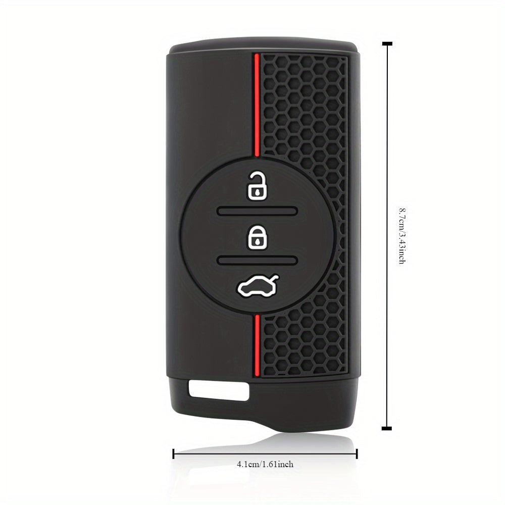 Car Key Cover Silicone Remote Shell Protector for SUV and Sedan