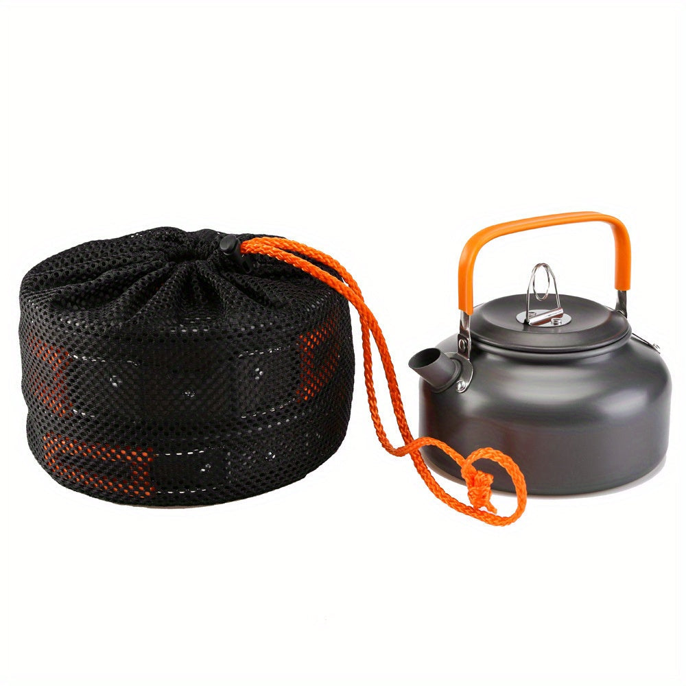 Juego de utensilios de cocina para acampar, ligero de aluminio para senderismo, picnics y cocina al aire libre