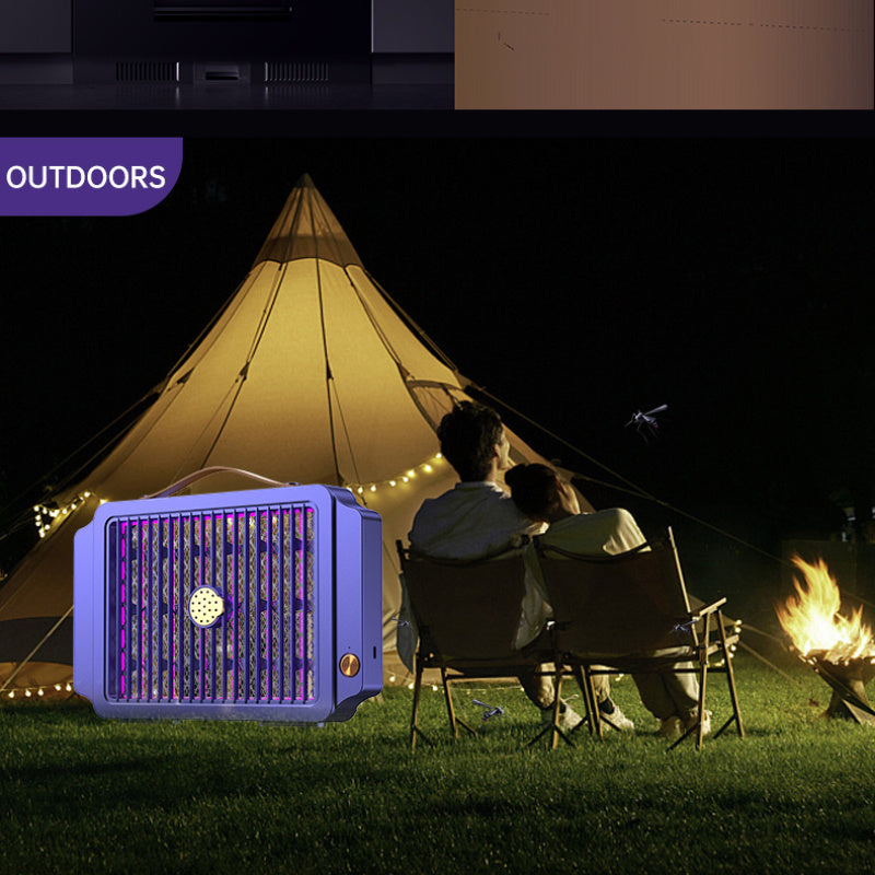 Электрическая лампа-убийца комаров для помещений и улицы, перезаряжаемая через USB, контроль вредителей, летняя ловушка для насекомых