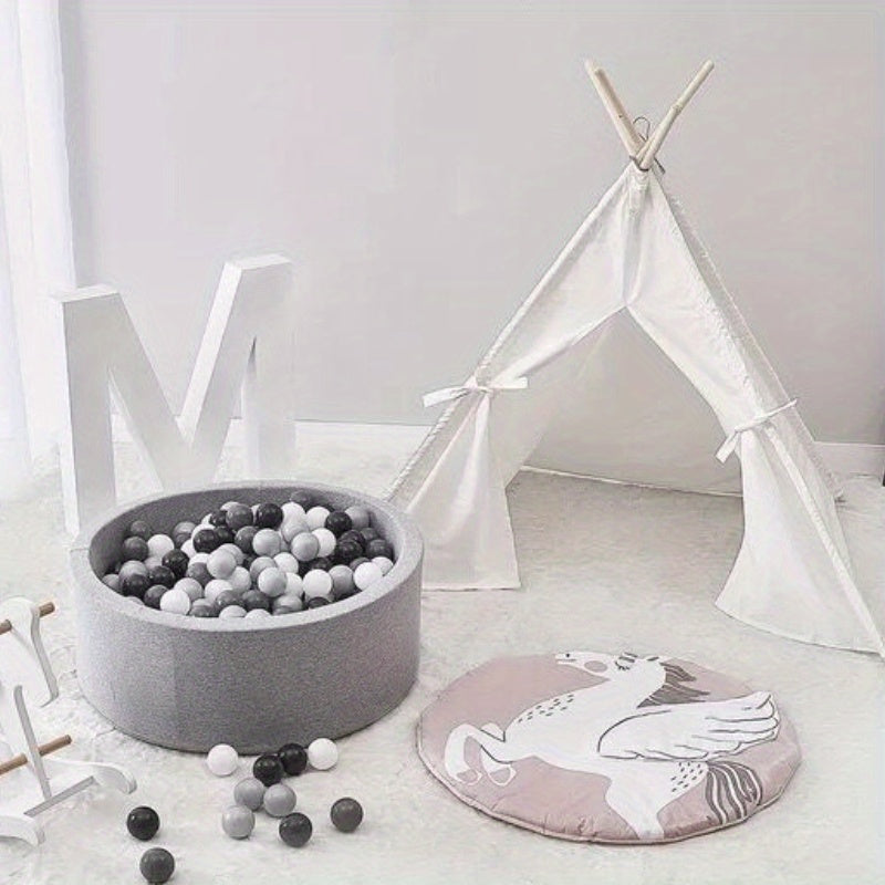 Sevimli Qichqiriq va Unicorn O'yin Katta - Bolalar va Kichiklar uchun Yumshoq, Qopqoqni Oson Usulda Usiz Qiladigan Pad - O'yin Vaqti va Quvnoq Yotoqxona Faoliyatlari uchun Ideal.