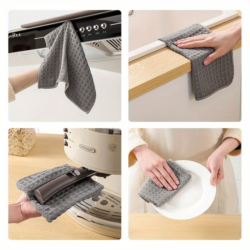 3Pcs Lint-Free Barista Towels for Coffee Machines, Absorbent Spill Cleaning