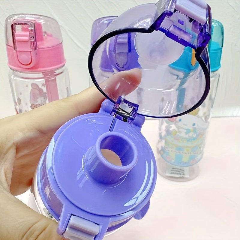 Girls BPA-Free Leak-Proof Water Bottle with Hello Kitty Design