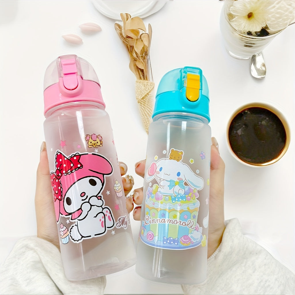 Girls BPA-Free Leak-Proof Water Bottle with Hello Kitty Design