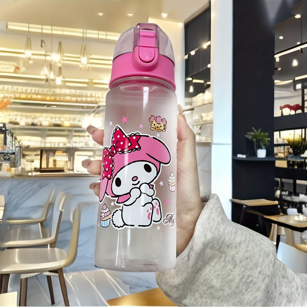 Girls BPA-Free Leak-Proof Water Bottle with Hello Kitty Design