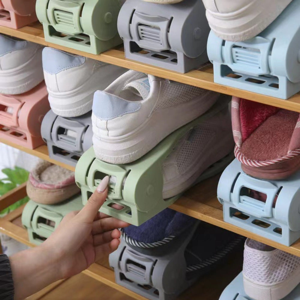 Adjustable Shoe Rack Storage Organizer for Home Dorm Living Room