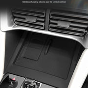 Center Console Silicone Protective Pad for EV Storage Anti Slip Car Accessory