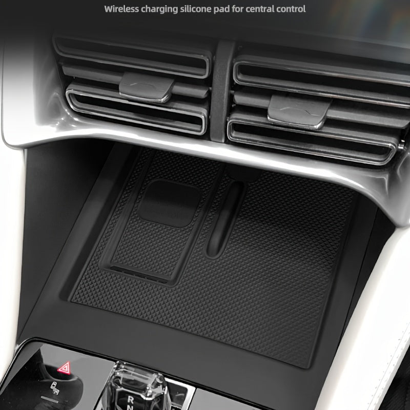 Center Console Silicone Protective Pad for EV Storage Anti Slip Car Accessory
