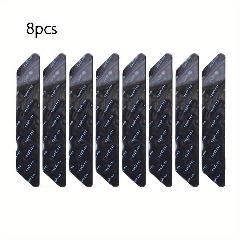 Набор из 8 моющихся двухсторонних нескользящих липких лент для ковров - многоразовые захваты для ковров из твердых пород дерева и плитки - фиксируют ковры без необходимости использования электричества или батареек