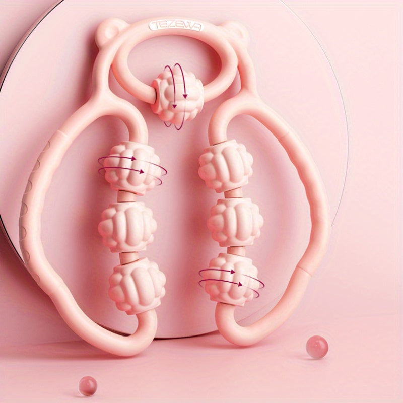 Bo'sh joylarni yumshatish uchun almashtiriladigan yostiqlarga ega bo'lgan bo'yin, yelka, orqa va oyoqlar uchun portativ massaj qiluvchi.