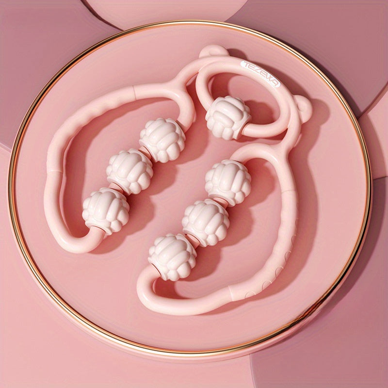 Bo'sh joylarni yumshatish uchun almashtiriladigan yostiqlarga ega bo'lgan bo'yin, yelka, orqa va oyoqlar uchun portativ massaj qiluvchi.