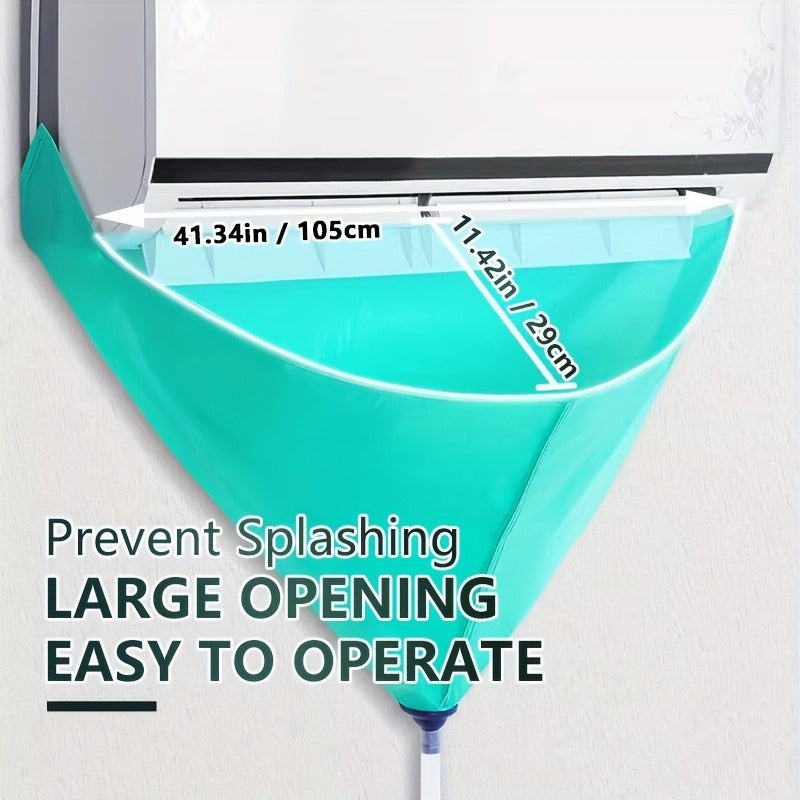 Polyester Wall-Mounted AC Cleaning Kit No Battery Efficient Air Quality Maintenance