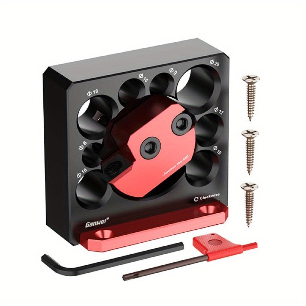 Aluminum Dowel Maker Jig Kit for Woodworking 8-20mm Adjustable Manual Tool