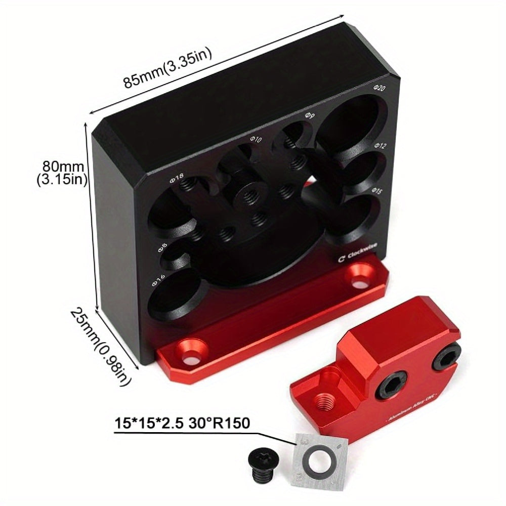 Aluminum Dowel Maker Jig Kit for Woodworking 8-20mm Adjustable Manual Tool