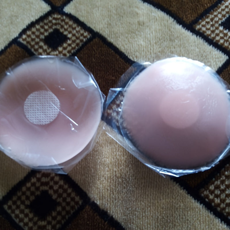 Reusable Silicone Nipple Covers Strapless Invisible Self-Adhesive for Women