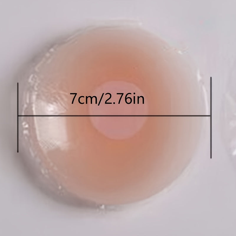 Reusable Silicone Nipple Covers Strapless Invisible Self-Adhesive for Women
