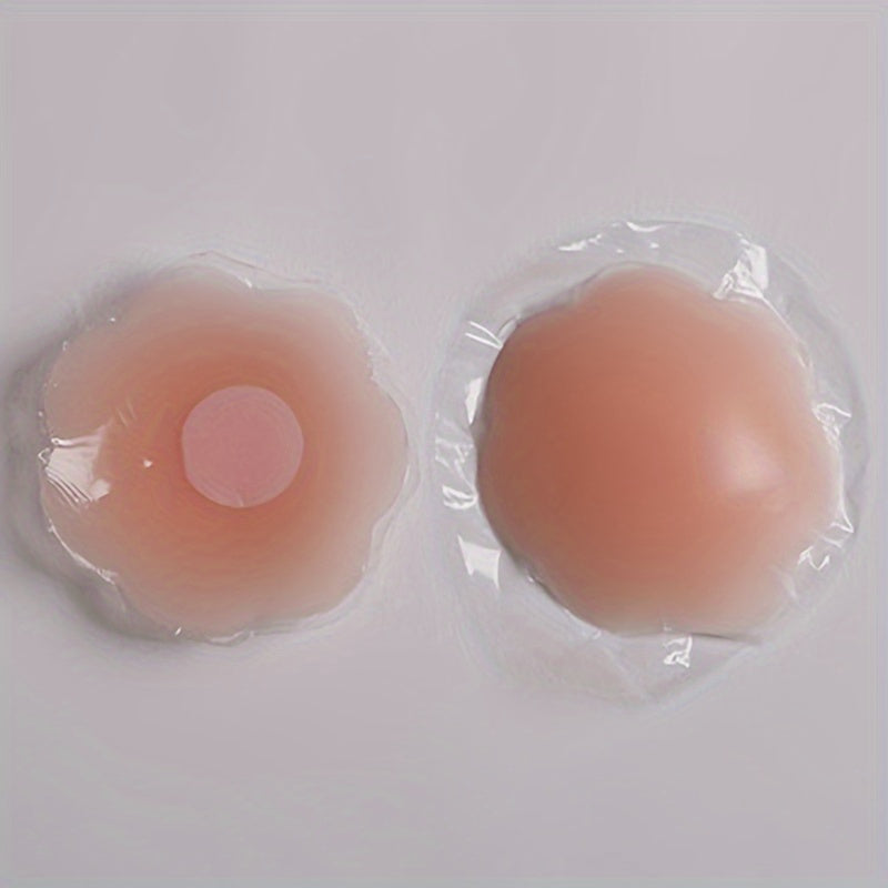 Reusable Silicone Nipple Covers Strapless Invisible Self-Adhesive for Women