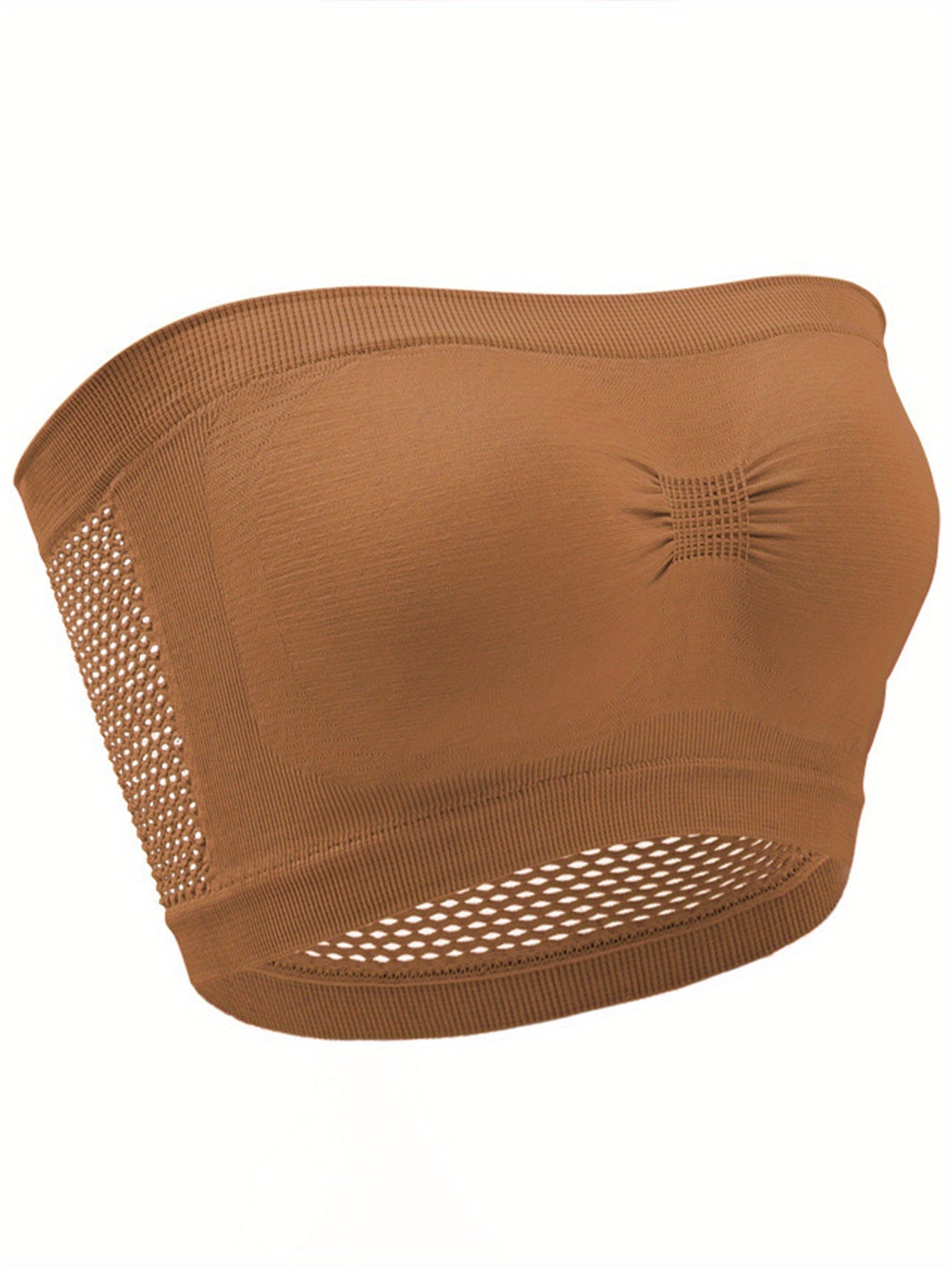 Women’s Stretchy Seamless Camisoles 3-Pack Black Beige Brown Plus Size Layering Tops