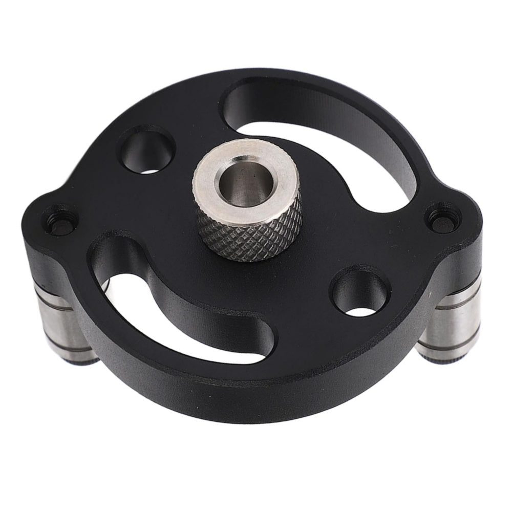 Self-Centering Woodworking Dowel Jig Aluminum Hand Drill Guide for Precise Holes