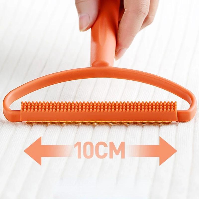 Dual-Purpose Hair Scraper and Lint Remover Pet Hair Brush Fabric Shaver with Ergonomic Handle
