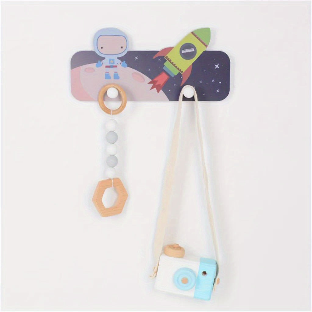 Cute Astronaut Wall Hook for Kids, Multi-Purpose Coat and Key Organizer