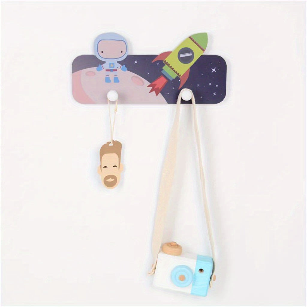 Cute Astronaut Wall Hook for Kids, Multi-Purpose Coat and Key Organizer