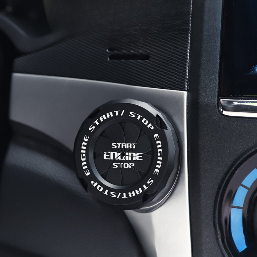 Universal Car Motorcycle Ignition Cover Durable Easy-Install Rotary Unlocking