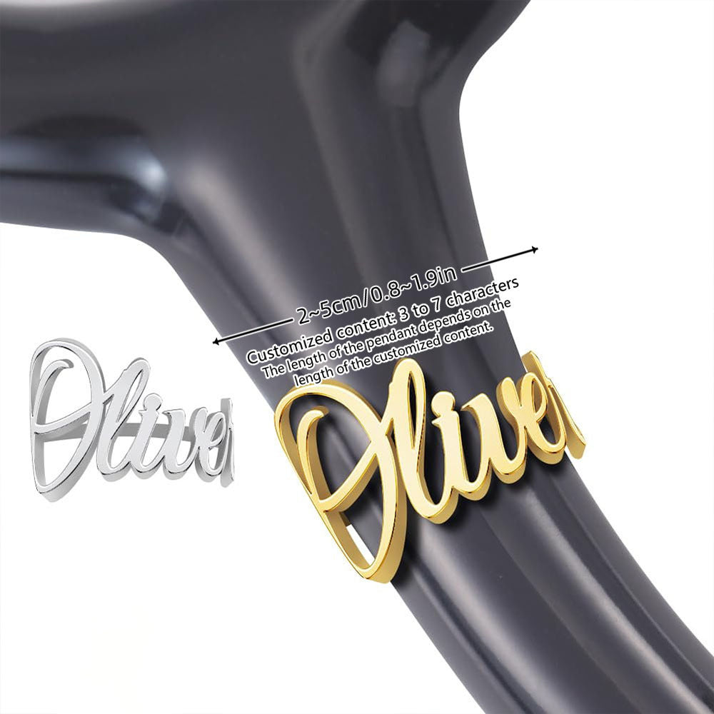 Personalized Stethoscope ID Badge Holder for Nurses and Doctors