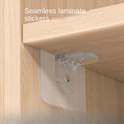 10 Pack Plastic Wall Mount Shelf Brackets for Cabinets and Closets