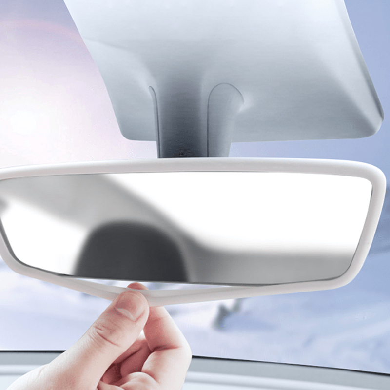 2pcs Car Rearview Mirror Protective Cover Set For Model 3 Y Pink White Gray Black