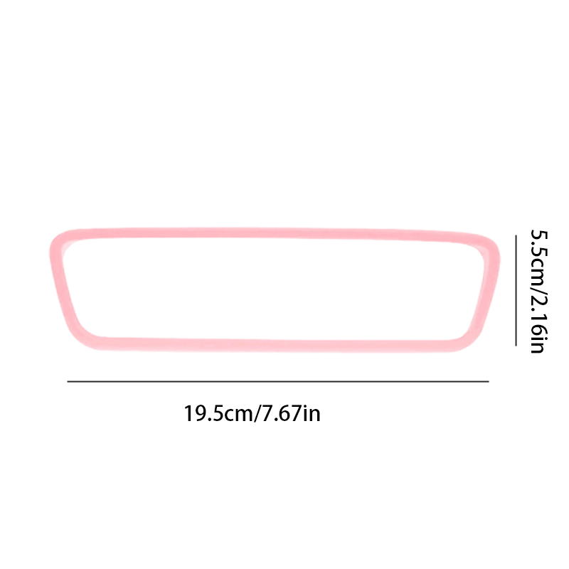 2pcs Car Rearview Mirror Protective Cover Set For Model 3 Y Pink White Gray Black