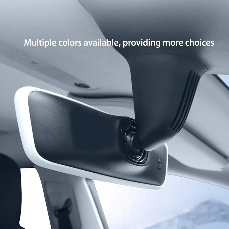 2pcs Car Rearview Mirror Protective Cover Set For Model 3 Y Pink White Gray Black