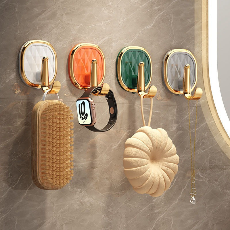 Gancho de pared para toallas y batas, fácil de instalar, versátil