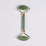 Jade Facial Massage Set with Roller Scraping Board and Stick Uncharged Natural Jade Beauty Tool