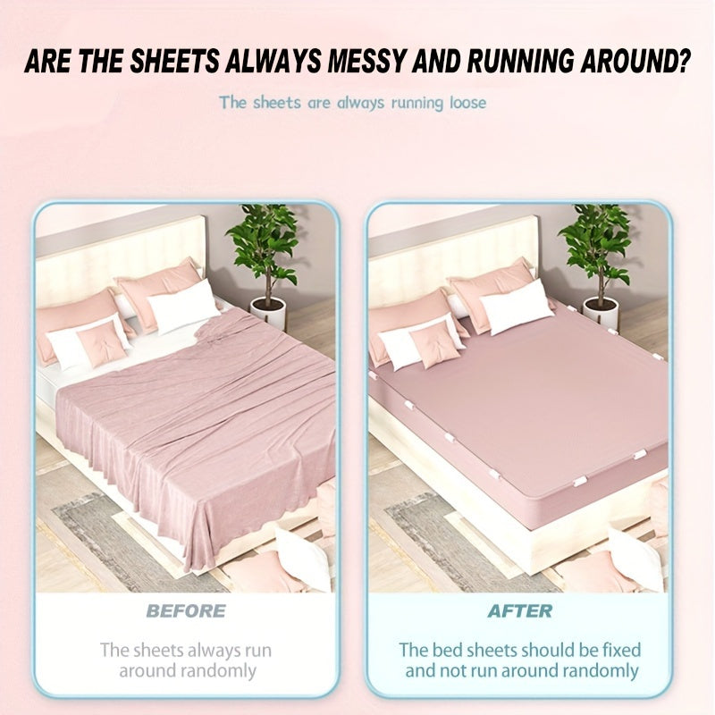 Juego de 6 clips de plástico para sábanas, toallas y almacenamiento