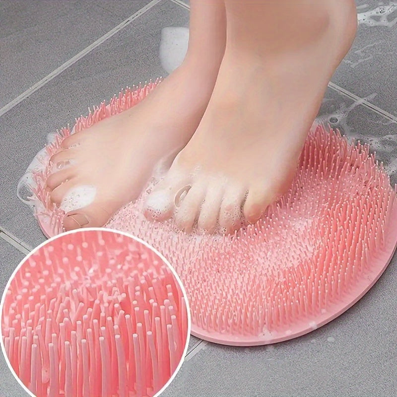 Durable Neoprene Shower Foot and Back Scrub Mat for Deep Skin Exfoliation