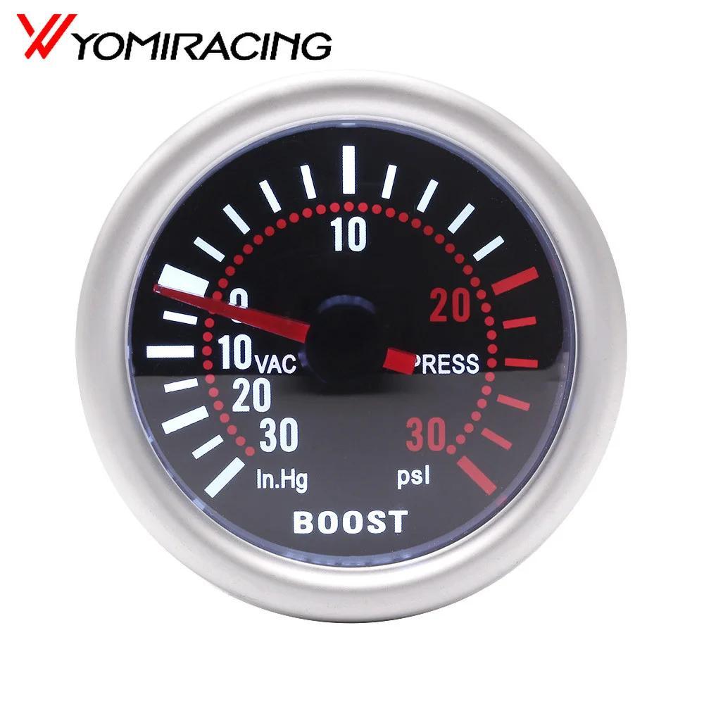 Universal Car Turbo Boost Gauge 52mm LED Smoke Lens Digital PSI Meter