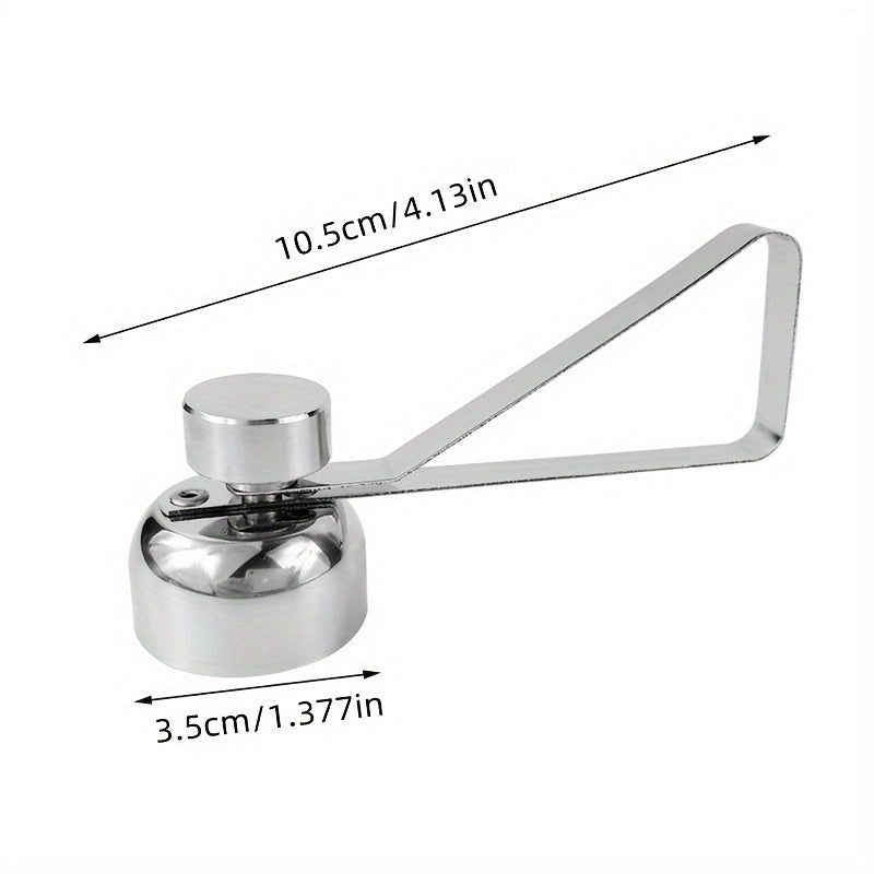 Stainless Steel Egg Cracker Topper for Soft and Hard Boiled Eggs