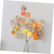 Искусственная кленовая листва книга сообщений для свадеб с 150 страницами, идеальна для украшения на День благодарения, дни рождения и объявления. Отлично подходит для школьных классов, семейных встреч и праздников.