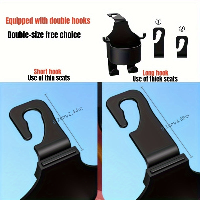 Universal Car Water Cup Holder and Phone Holder Storage Box