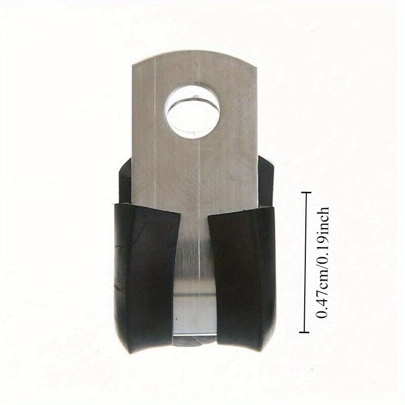 10 dona Tormoz Quvuri Kliplar Gomeyli Qoplangan P Kliplar 3/16 dyuym Chiziq Asboblar To'plami