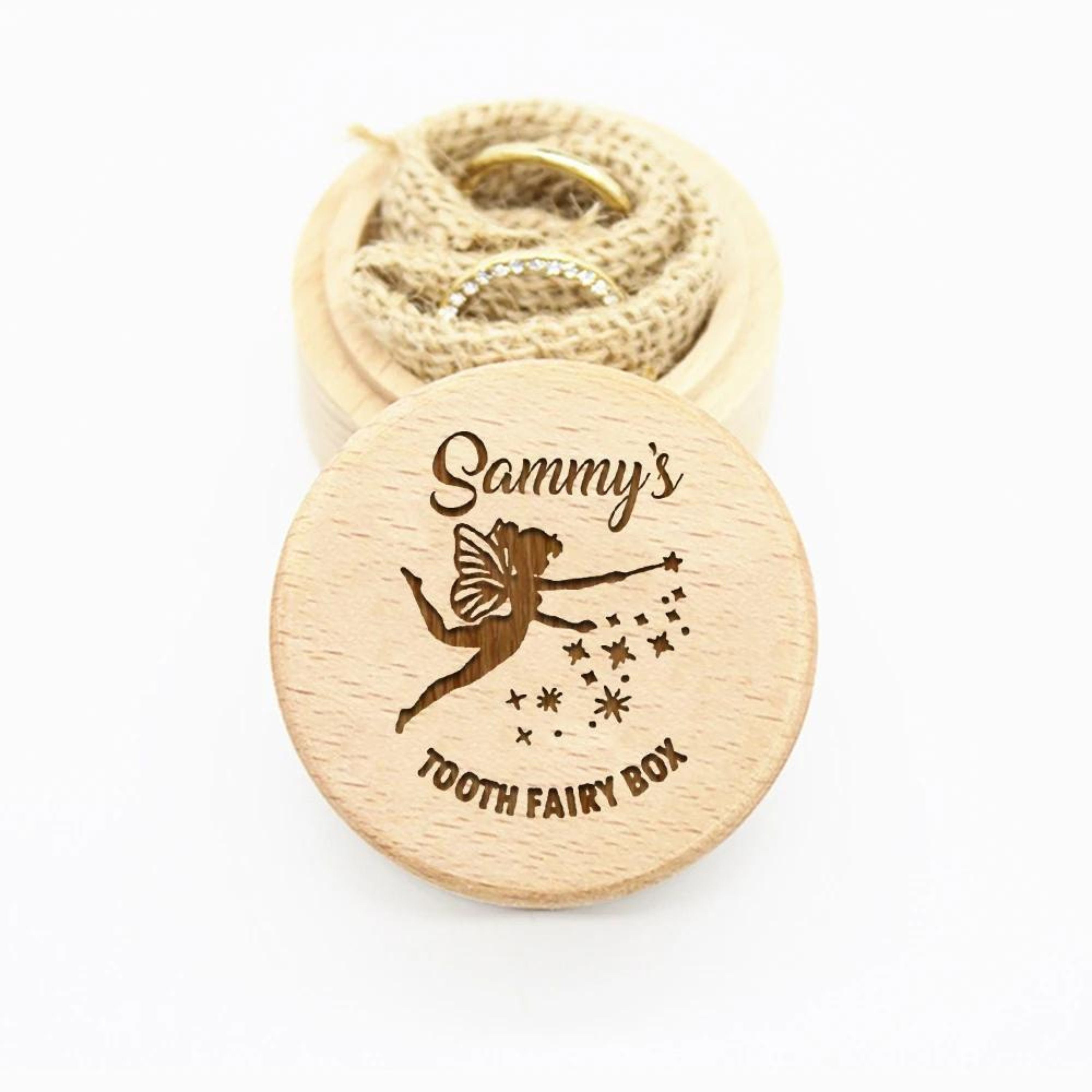 Индивидуальная деревянная шкатулка для зубных сувениров с гравировкой, идеальный контейнер для зубной феи для подростков 14-18 лет, сохраните потерянные зубы как воспоминания - 1 штука