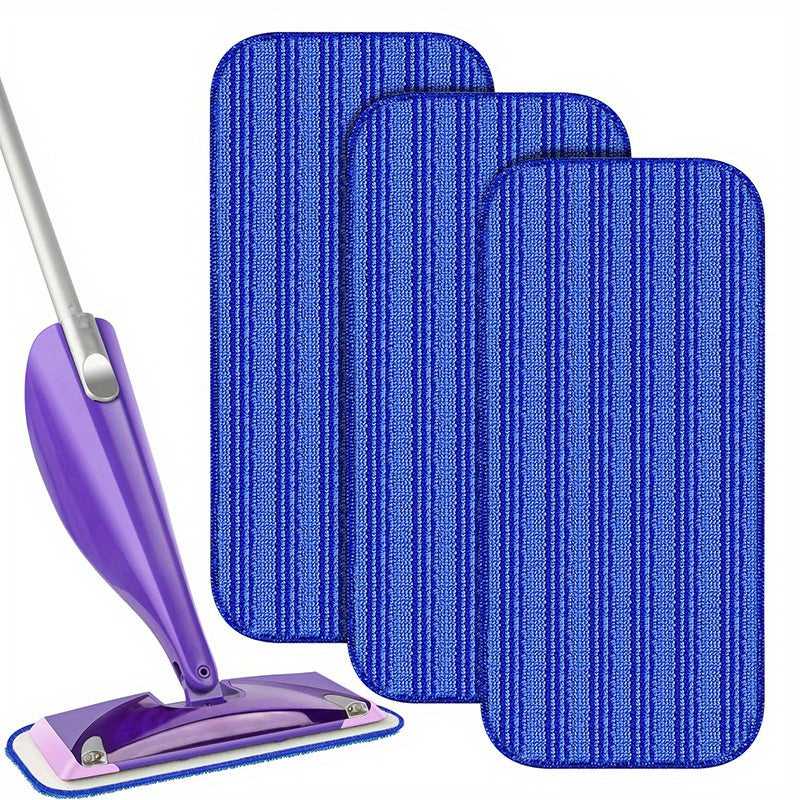 12-Inch Microfiber Mop Pads for Wet and Dry Surface Cleaning