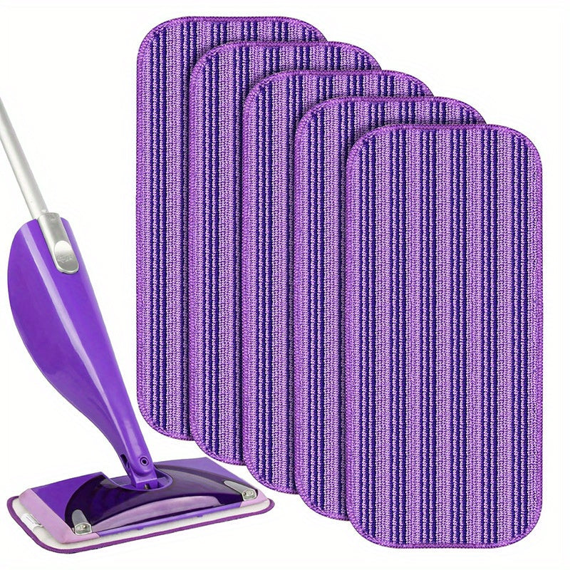 12-Inch Microfiber Mop Pads for Wet and Dry Surface Cleaning