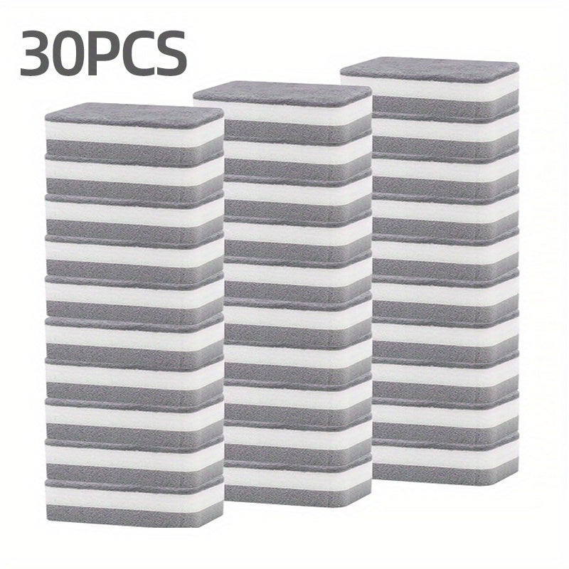 50-Piece Double-Sided Cleaning Sponge Kit for Household and Commercial Use