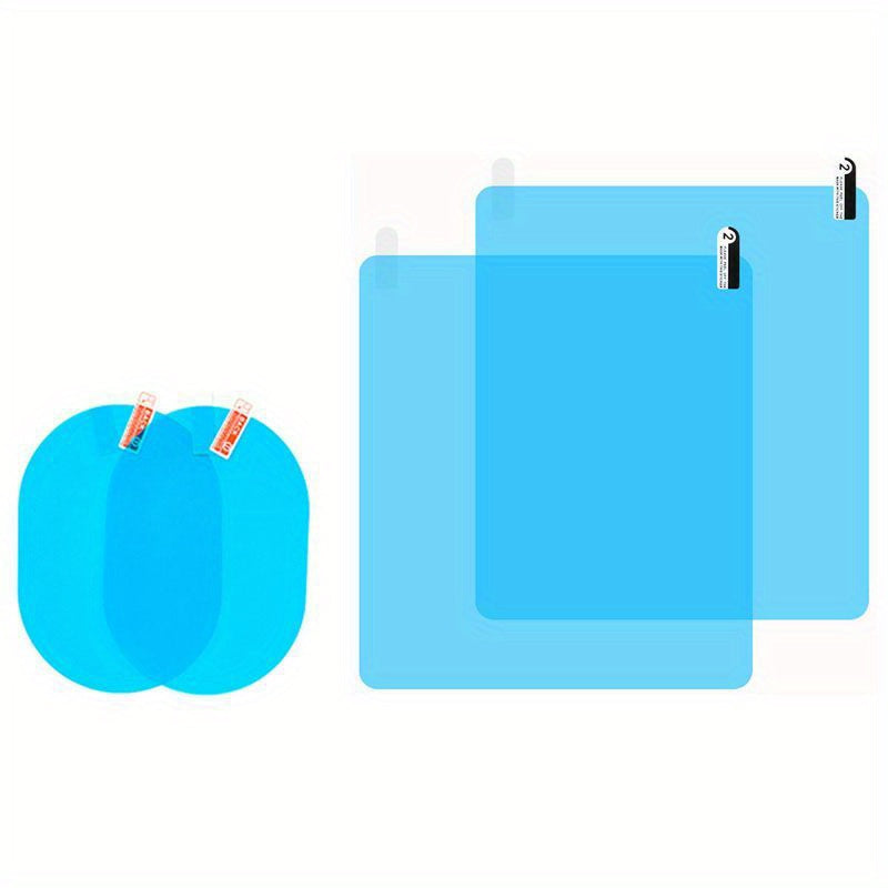 4PCS Avtomobil yomg'irga qarshi film shaffof oynali oynacha suv o'tkazmaydigan avtomobil qalqichi