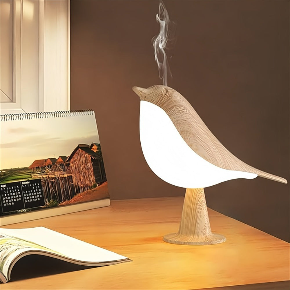Cordless Bird Lamp Touch Sensor Rechargeable Battery 3 Color Temperatures